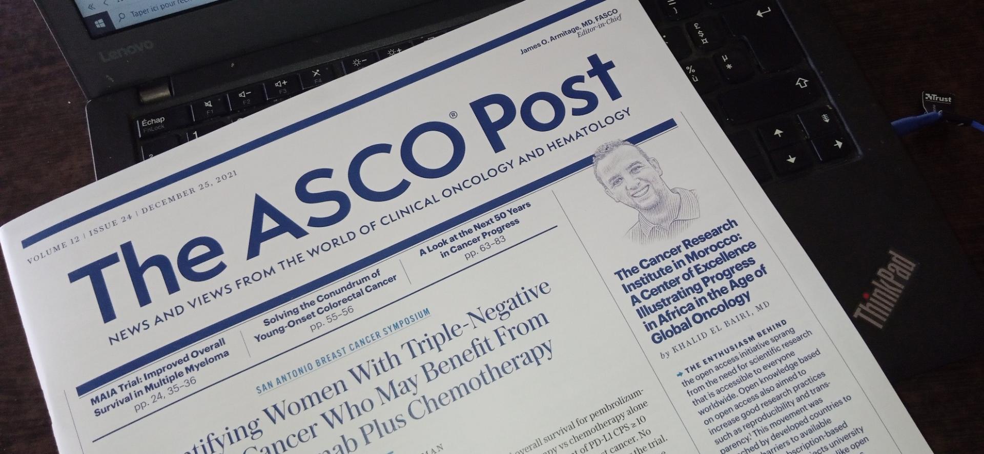 Cover of The ASCO Post featuring Dr. El Bairi's editorial on A1