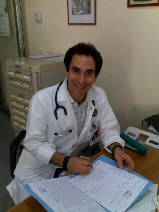 Dr. Philippe Aftimos on his final day of training in Lebanon.