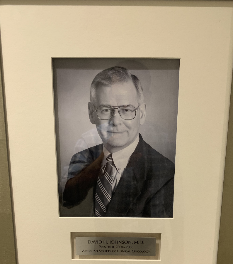 Dr. David Johnson's ASCO Presidential portrait