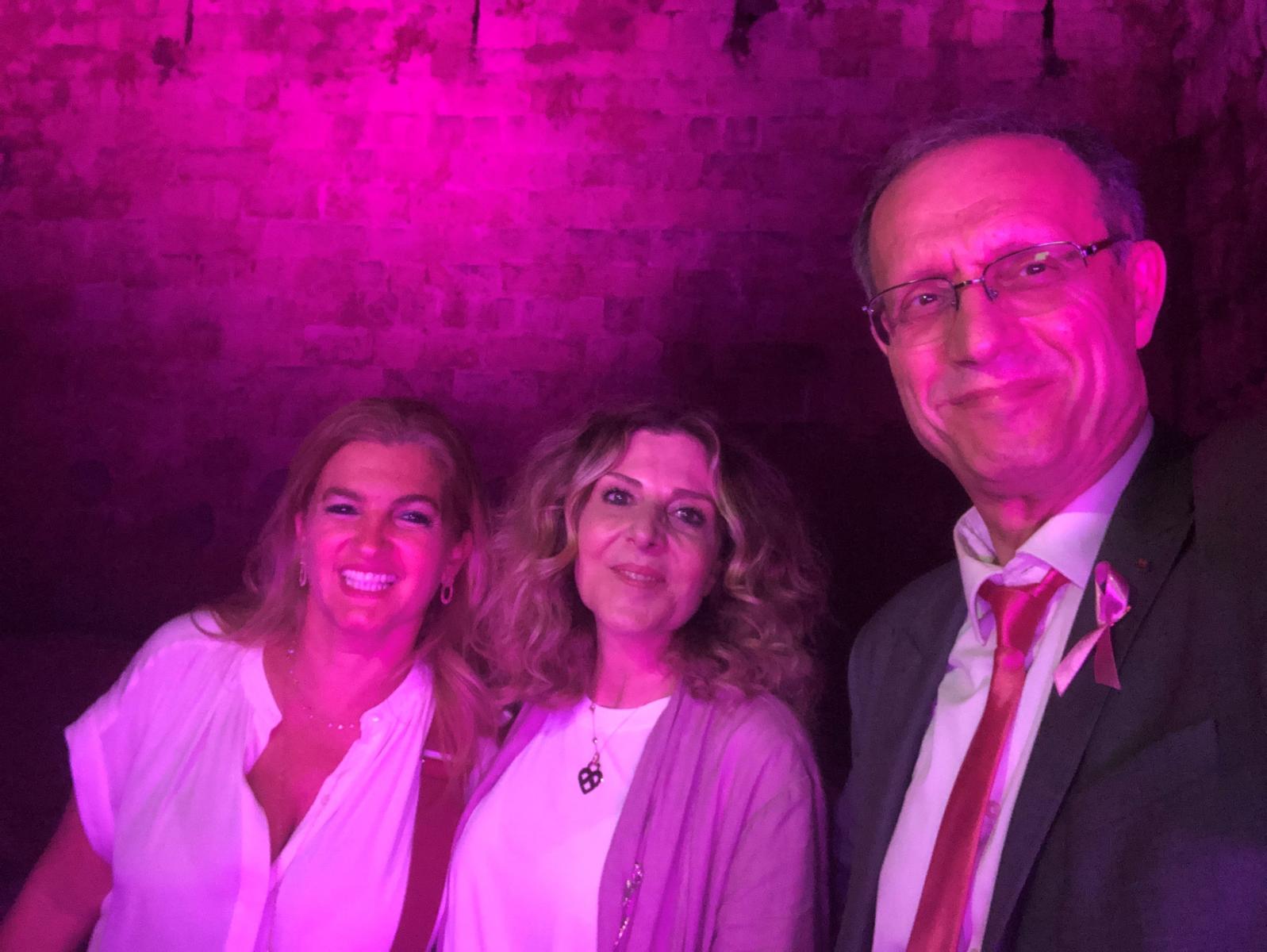 Event leadership at the lighting of Byblos-Jbeil castle