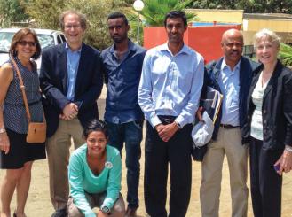 Photo of organizers and facutly who participated in the Cancer Control in Primary Care course in Ethiopia