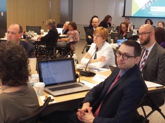 Photo of ASCO members at Roundtable on Addressing Financial Barriers to Clinical Trials Participation