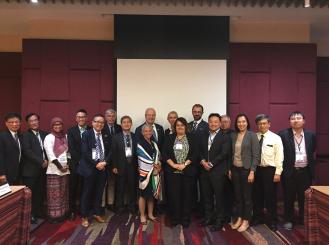 Members of the Asia Pacific Regional Council and ASCO staff at the 2019 ASCO Breakthrough meeting in Bangkok, Thailand