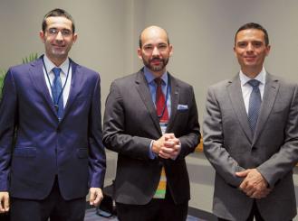 Dr. Alameddine, Dr. Lopes, and Dr. Bergerot