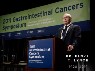 Dr. Henry T. Lynch gives the Keynote Lecture at the 2011 Gastrointestinal Cancers Symposium.