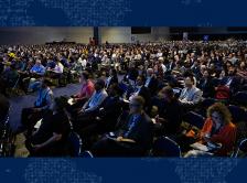 Audience viewing a presentation at a past ASCO Annual Meeting