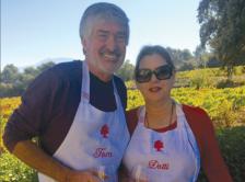 Dr. Marsland and his wife take a cooking class in France.