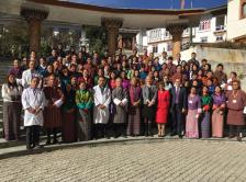 Faculty and attendees at Cancer Control in Primary Care Course in Bhutan.