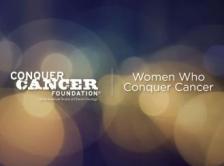 The Women Who Conquer Cancer (WWCC) Mentorship Award Logo