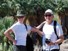 Dr. Laurie and David Gaspar hiking 
