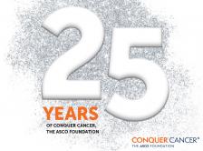 Conquer Cancer 25 Years Stock Image