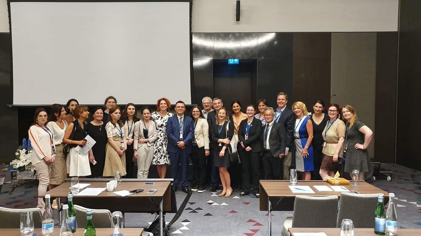Dr. Dizon With faculty, staff, and attendees at the ASCO Multidisciplinary Cancer Management Conference in Tblisi, Republic of Georgia. 